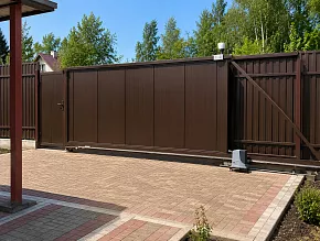 Ворота откатные 4 м купить Москва
